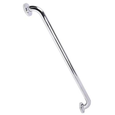 Imagem de Barra de Apoio Inox 80cm Acessibilidade Idoso Deficiente Banheiro Box 