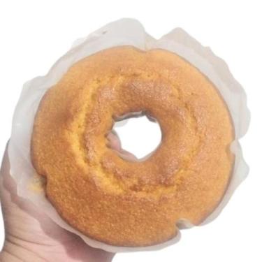 Imagem de Forma de Papel Manteiga Forneável Redonda para Bolo com Furo 650g. Cx.
