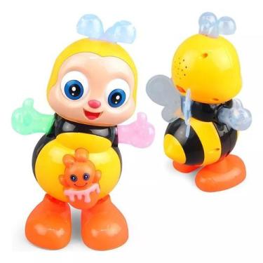 Imagem de Brinquedo Infantil Abelha Musical Com Luz Som Anda Dança Mexe Moviment