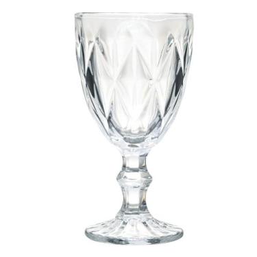 Imagem de Taça Modelo Diamante Transparente Em Vidro - 240ml - Class Home