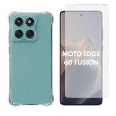 Imagem de Capinha + Peli. Hidrogel Compativel Para Moto Edge 60 Fusion - Generic