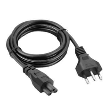 Imagem de Cabo Força Energia Tripolar 3 Pinos Tipo Fonte Notebook Tv