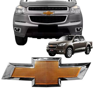 Imagem de Emblema Grade S10 2012 2013 2014 2015 2016 2017 2018 Dourado - Geral