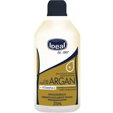 Imagem de Removedor de Esmalte Ideal Com Acetona + Óleo Argan 200ml