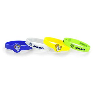 Imagem de Pulseiras de silicone NFL Green Bay Packers, pacote com 4