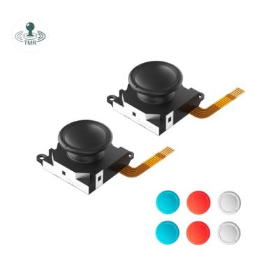 Imagem de AKNES Joysticks De Reposição Joycon Tmr, Compatíveis Com Controles Nintendo Switch Oled/Switch/Switch Lite - 1 Par