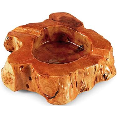 Imagem de Cinzeiro de charuto de madeira para ambientes externos, ambientes internos e ótimos presentes para amantes de charutos, fumantes e homens, cinzeiro de diferentes formas e entrega aleatória (2