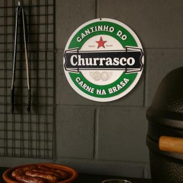 Imagem de Quadro Decorativo Cantinho Do Churrasco Para Área Gourmet