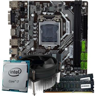Imagem de Kit Upgrade Intel Core I7 Terceira Geração Placa Mãe H61 Lga1155 Com 16gb De Ram