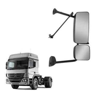 Imagem de Retrovisor c Auxiliar Compatível c MB Axor s Desembaçador LD - Fabbof