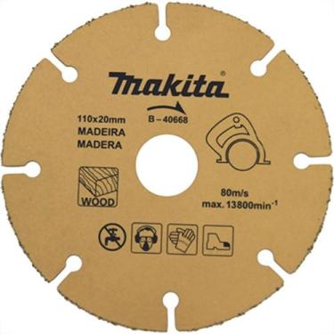 Imagem de Disco Tungstenio Makita Mad 110X20Mm 668