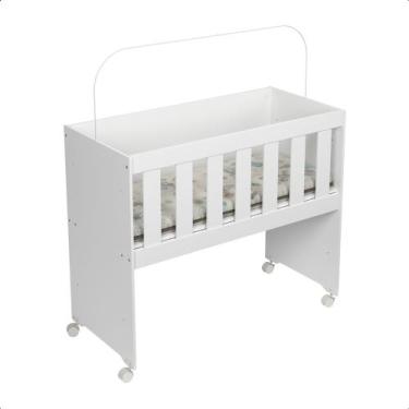 Imagem de Mini Berço Chiqueirinho 5 em 1 Conforto,Praticidade C/ Colchão Multifu