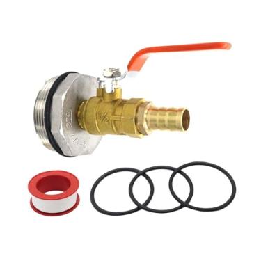 Imagem de Ｂｅｓｇａ de tambor para tambor de 55 galões de barril Recipiente de latão Balde externo Conector de ferragens de água para tambores de óleo, Tomada