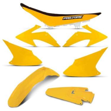 Imagem de Kit Plástico Crf230 + Banco 2008/14 - Pro tork, AMARELO, Único