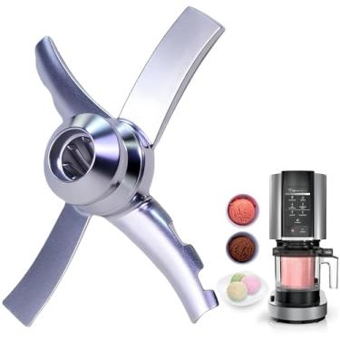Imagem de FullMayPro Raquete de substituição compatível com as máquinas de sorvete Ninja Creami NC300, lâmina de peças de reposição para acessórios de sorvete Ninja para NC301/NC300/NC299AMZ/NC201/NC101, aço