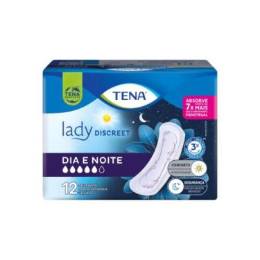 Imagem de Absorvente Tena Lady Discreet Dia e Noite com 12 Unidades