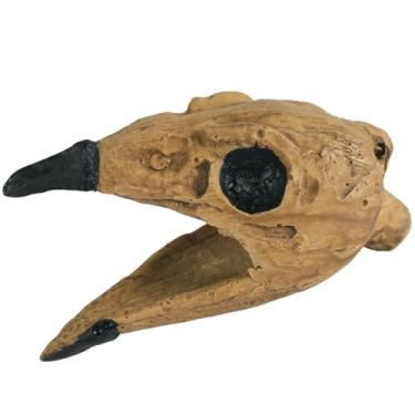 Imagem de Jafermox Apito da morte de corvo asteca - apito de grito fantasma para Halloween, pegadinhas, decoração, autodefesa - grito alto semelhante ao humano - para sobrevivência na natureza - amarelo