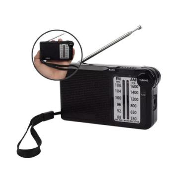 Imagem de Mini Rádio De Bolso Portátil Fm/am 2 Bandas Retrô AL-355 - Altomex, Pr
