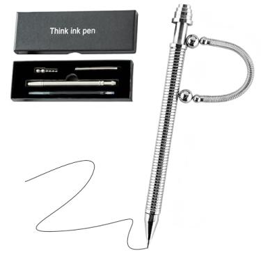 Imagem de YOUNEEDFUL Caneta magnética Fidget Ink esferográfica de metal flexível com ímã, caneta de descompressão neutra para escritório, presente para adolescentes