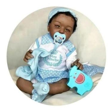 Imagem de Bebe Reborn Negro, Menino Príncipe Real - Ana dolls