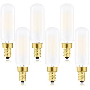 Imagem de Lâmpada LED LVYE T6 6W E12 regulável 3000K 600lm 60W, pacote com 6