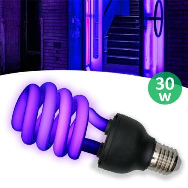 Imagem de Lâmpada Luz Negra UV 30W Ideal para Ambientes Escuros e Efeitos Neon T