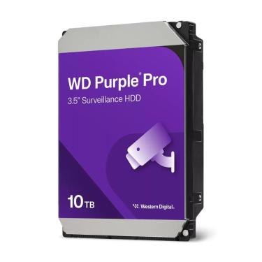 Imagem de HD 10TB SATA - 7200RPM 512MB Cache - WD Purple Pro Surveillance - WD102PURP - Ideal para Vigilância