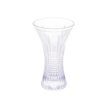 Imagem de Vaso de Cristal Wolff Queen 24x14,5x14,5cm Design Elegante Alta Transparência