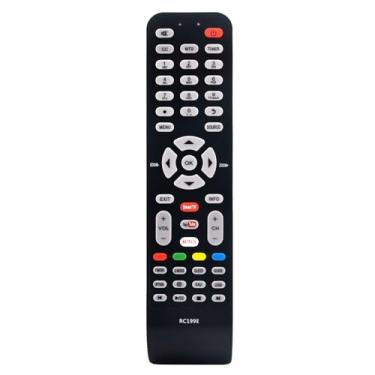 Imagem de Controle remoto substituído RC199E para Smart TV TCL HD 06-519W49-D001X L32D2740E L32D2740EISD 32E4900S 40S4800FS 48E4900FS 50E4900FS 50S4800FS 55E49 00FS 55S4800FS L32D2730A L40D2730A
