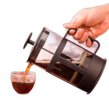 Imagem de Cafeteira Francesa Vidro 350Ml Para Café Prensa Manual