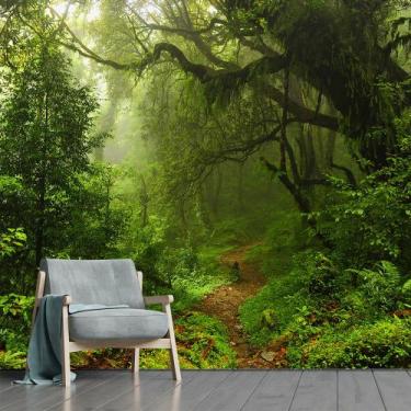 Imagem de Papel de Parede Paisagem Floresta Natureza Sala Adesivo - 097pcm - All
