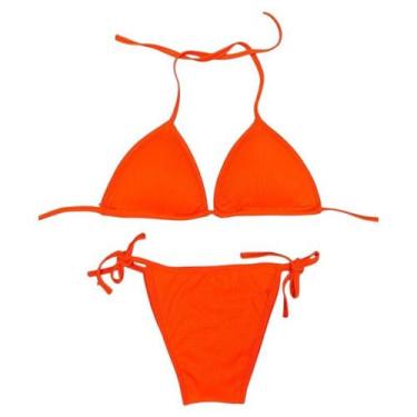 Imagem de Biquini Conjunto Tecido Canelado Com Bojo Bikini Varias Cores Verão Te