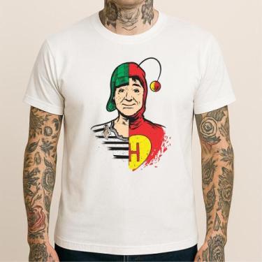 Imagem de Camiseta CHAVES OU CHAPOLIN Tradicional - Basico Basico, GG, Cinza mes