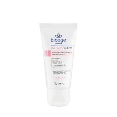 Imagem de Creme Hidratante Facial Para Peles Secas de Textura Leve 45g - Bioage
