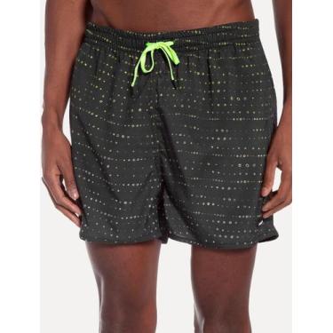 Imagem de Short Calvin Klein Swimwear Masculino D'Água Wave Dots Chumbo, L/G