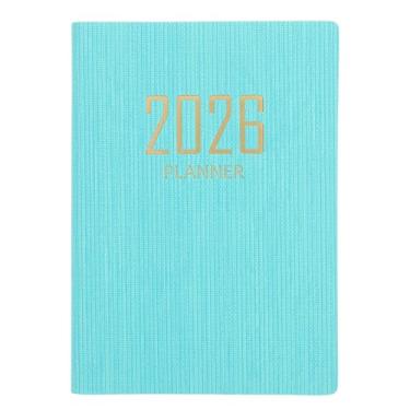 Imagem de Tofficu Caderno de Anotações Diário 2026, Tamanho A7, Couro Sintético, Planejador Semanal E Mensal, Lista de Tarefas, Calendário, Bloco de Notas de Bolso para Agenda Acadêmica, Escritório Escolar