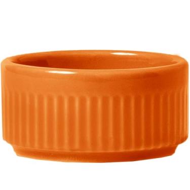 Imagem de Germer, Ramekin redondo em porcelana, modelo assar ou servir, refratária, Ø 6 cm, 50 ml, Laranja