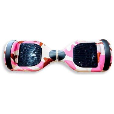 Imagem de Hoverboard Overboard Skate Elétrico Led Rosa Camuflado Nº34