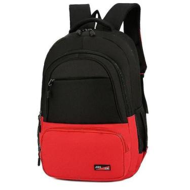 Imagem de Mochilas mochila de viagem e lazer ao ar livre vermelha - HUOGUO