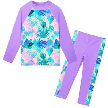 Imagem de Roupas de banho TFJH E de manga comprida, protetor de erupções cutânea