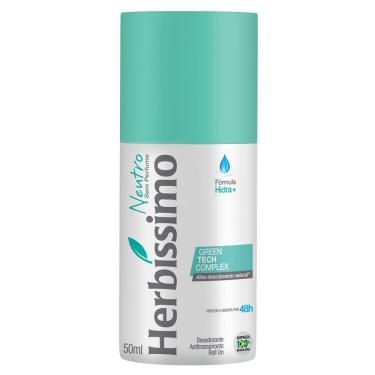 Imagem de Desodorante Herbíssimo Neutro Roll-on Antitranspirante 48h Sem Perfume 50ml
