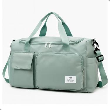 Imagem de Bolsa Mala de Mão Bordo Matelassê Espaçosa  Viagem, Multiuso, Mala Gra