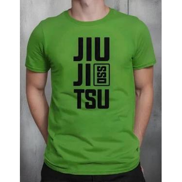 Imagem de Camiseta Camisa Algodão Feminina Masculina Adulto Luta Jiu Jitsu OSS M