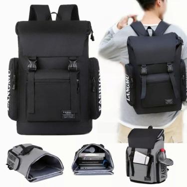 Imagem de Mochila impermeável anti-roubo de segurança 20-40L para laptop