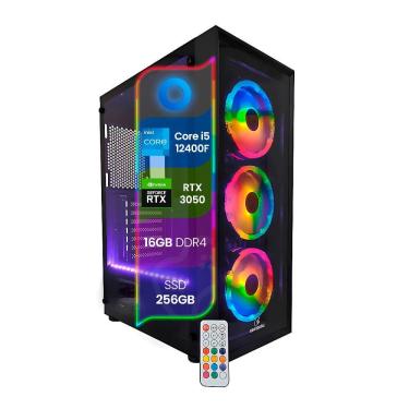 Imagem de PC Gamer Concórdia Processador i5 12400F Memória 16GB SSD 256GB Fonte 500w RTX 3050 Windows 11 Pro