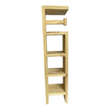 Imagem de Porta Papel Higiênico Chão 4 Rolos Nicho Organizadores - settis