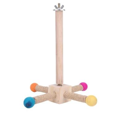 Imagem de GLOGLOW Periquito Girando Moinho de Brinquedo Pássaro Girando Poleiro Brinquedo, Pássaro Poleiro Suporte Gaiola Papagaio Jogar Ginásio para Papagaios