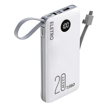 Imagem de Carregador Portátil Power Bank 20000mAh Turbo 22.5W com Carregamento R