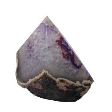 Imagem de Pedra Natural Ponta Geradora Energia Ágata Roxa 900g a 1 Kg