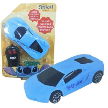 Imagem de Carrinho de Controle Remoto Pop Racer Do Stitch Azul Claro - 790012632